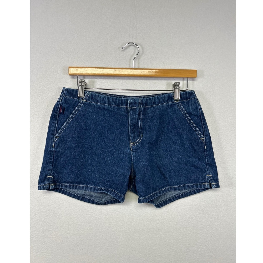 Y2K Vintage‎ Tommy Hilfiger Tommy Girl Womens 5 Blue Denim Low Rise Mini Shorts